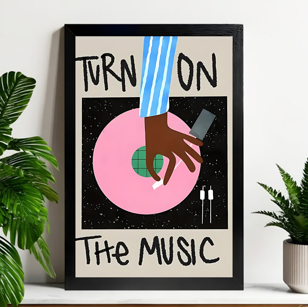Neutral Abstract Framed Wall Art – Minimalist Line Art for Office or Studio | vexyla#M3212