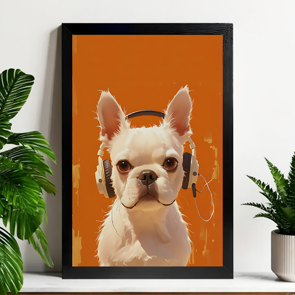 Neutral Abstract Framed Wall Art – Minimalist Line Art for Office or Studio | vexyla#M3402