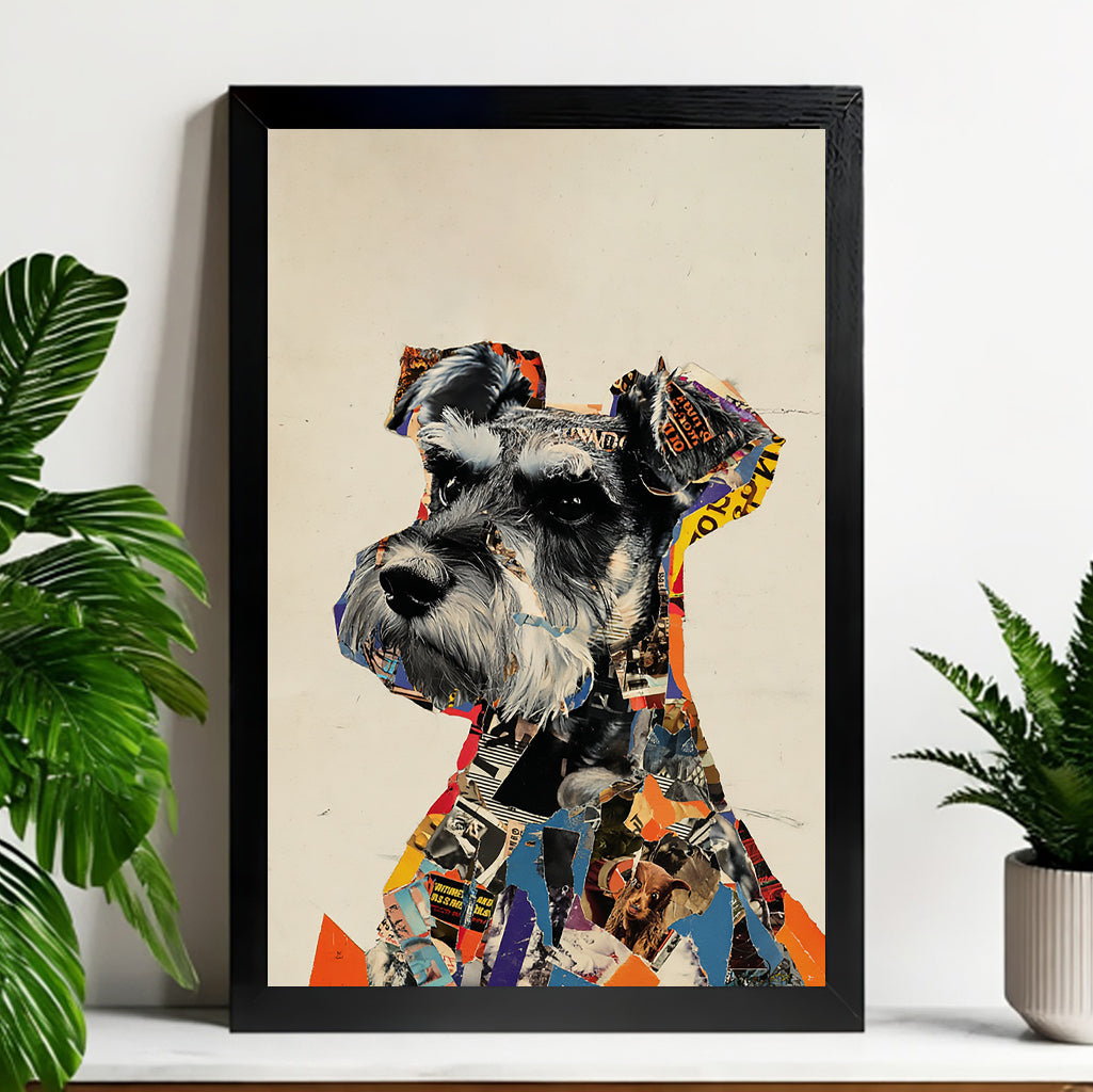 Neutral Abstract Framed Wall Art – Minimalist Line Art for Office or Studio | vexyla#M3323