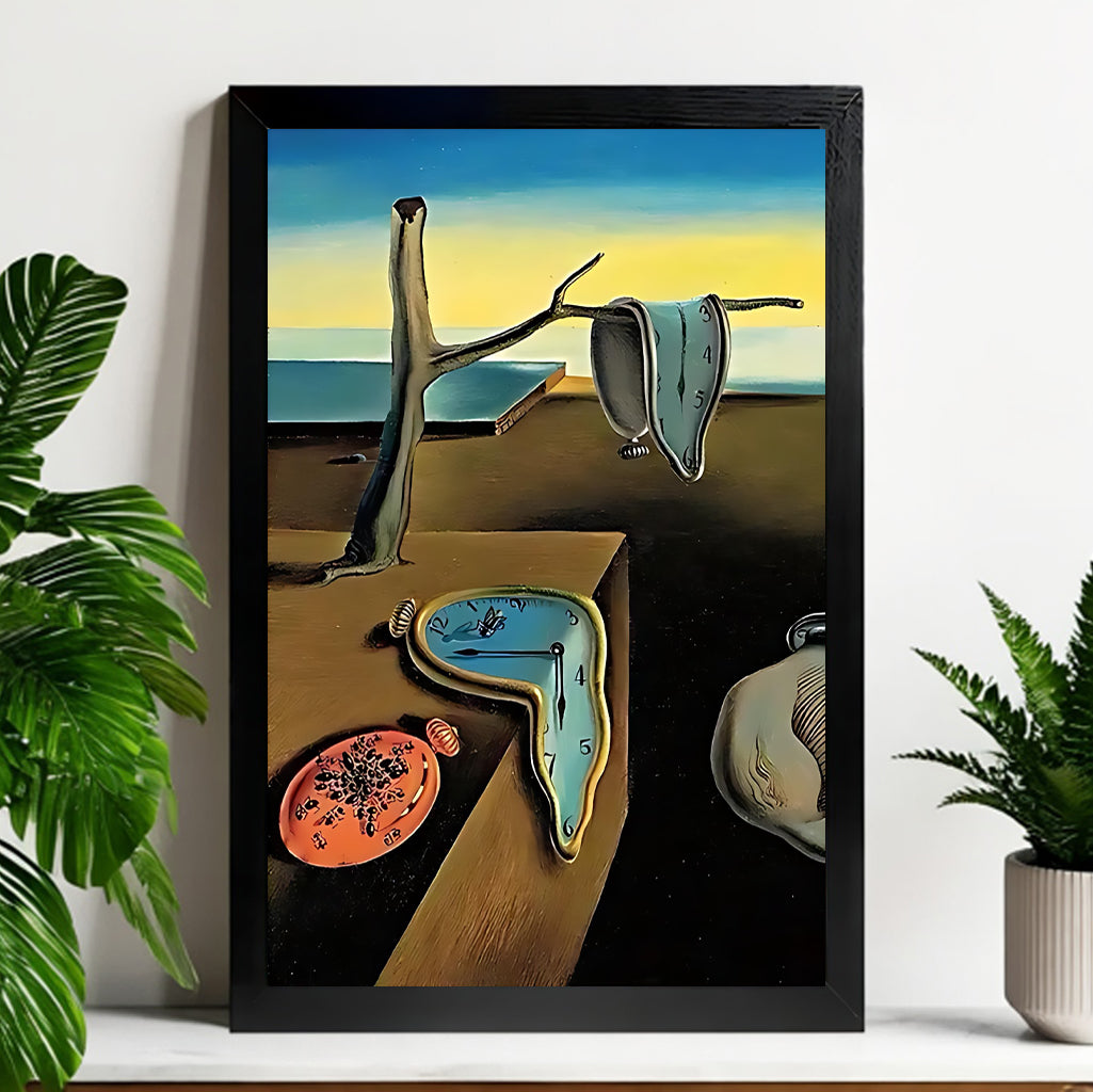 Neutral Abstract Framed Wall Art – Minimalist Line Art for Office or Studio | vexyla#M3231