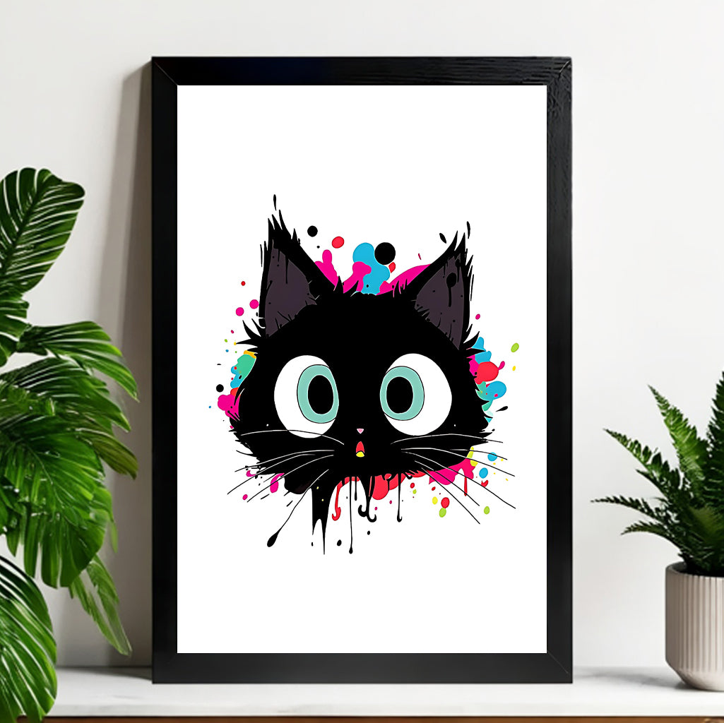 Neutral Abstract Framed Wall Art – Minimalist Line Art for Office or Studio | vexyla#M3343