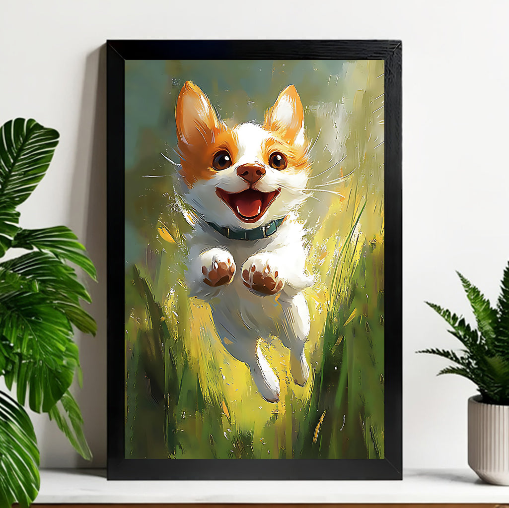 Neutral Abstract Framed Wall Art – Minimalist Line Art for Office or Studio | vexyla#M3310