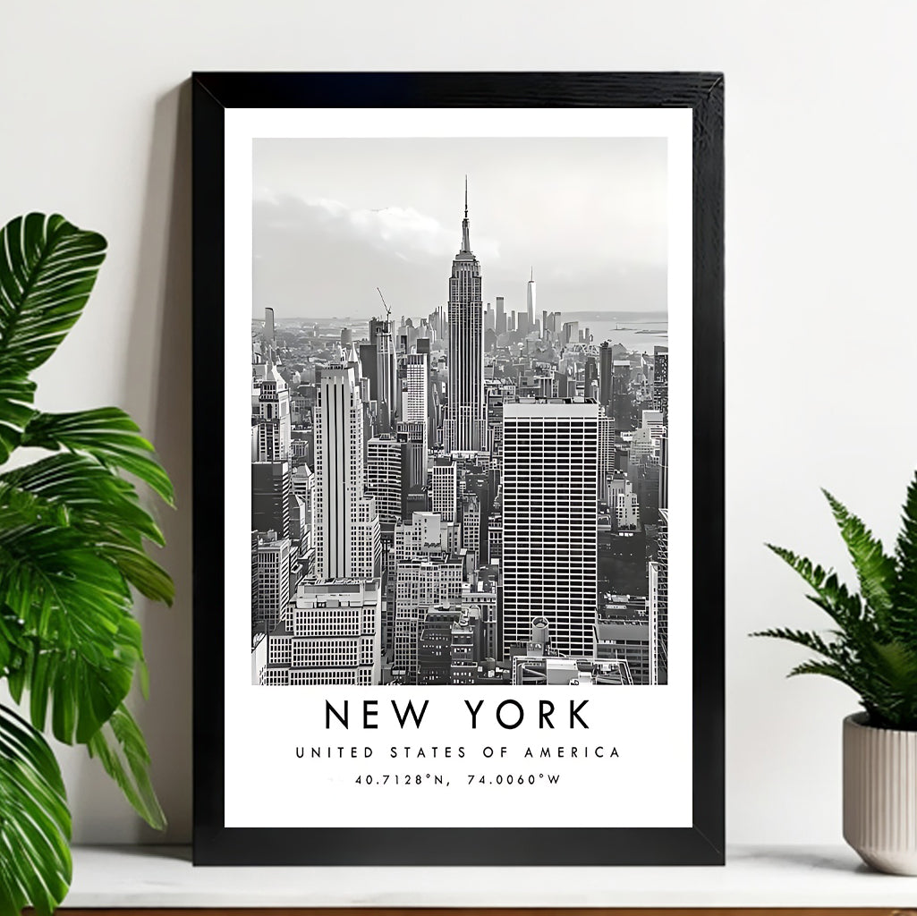 Neutral Abstract Framed Wall Art – Minimalist Line Art for Office or Studio | vexyla#M3182