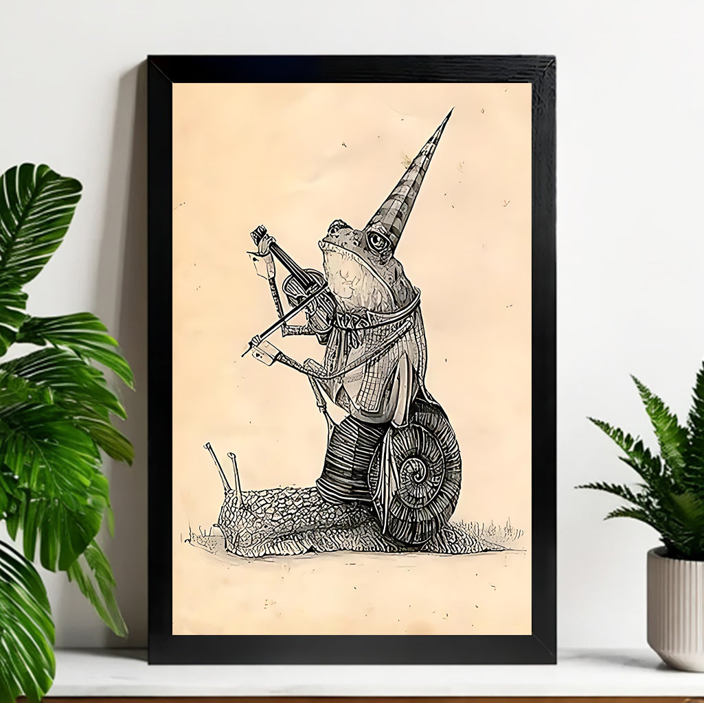 Neutral Abstract Framed Wall Art – Minimalist Line Art for Office or Studio | vexyla#M3194