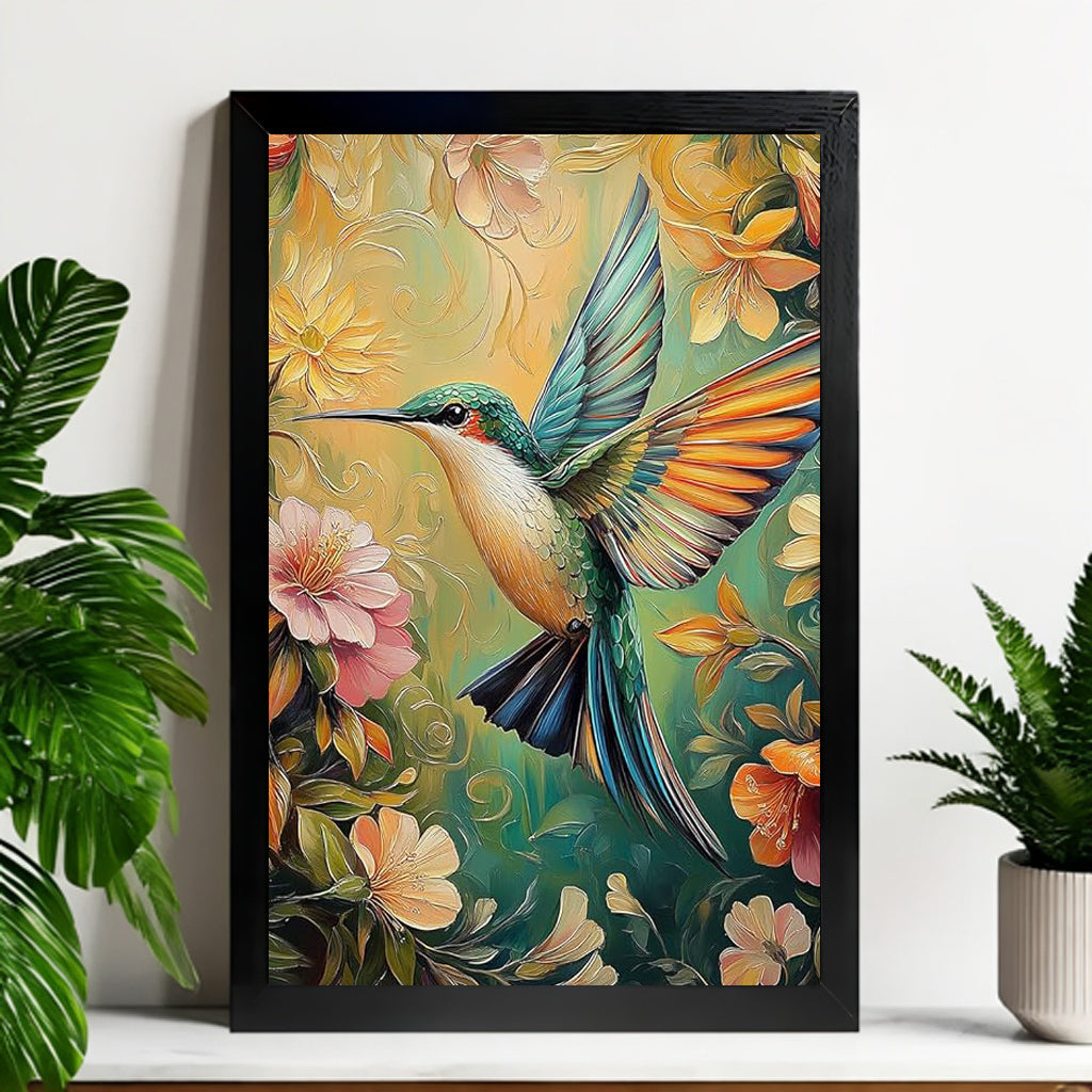 12x18 Beige Boho Framed Wall Art – Neutral Decorative Print for Bedroom or Gallery | vexyla #M9005