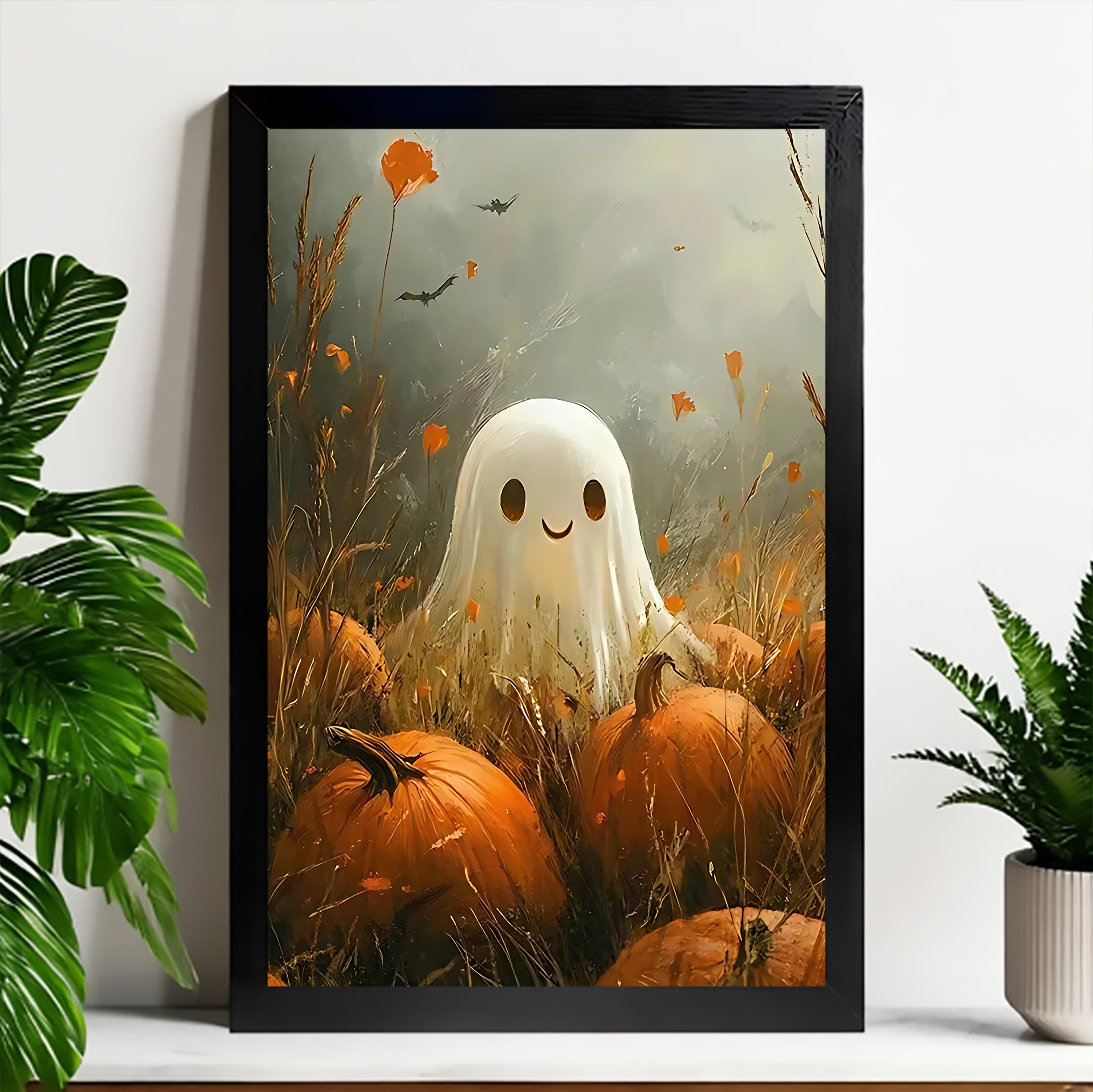 Neutral Abstract Framed Wall Art – Minimalist Line Art for Office or Studio | vexyla#M3458