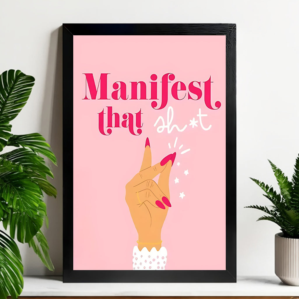 Neutral Abstract Framed Wall Art – Minimalist Line Art for Office or Studio | vexyla#M3183