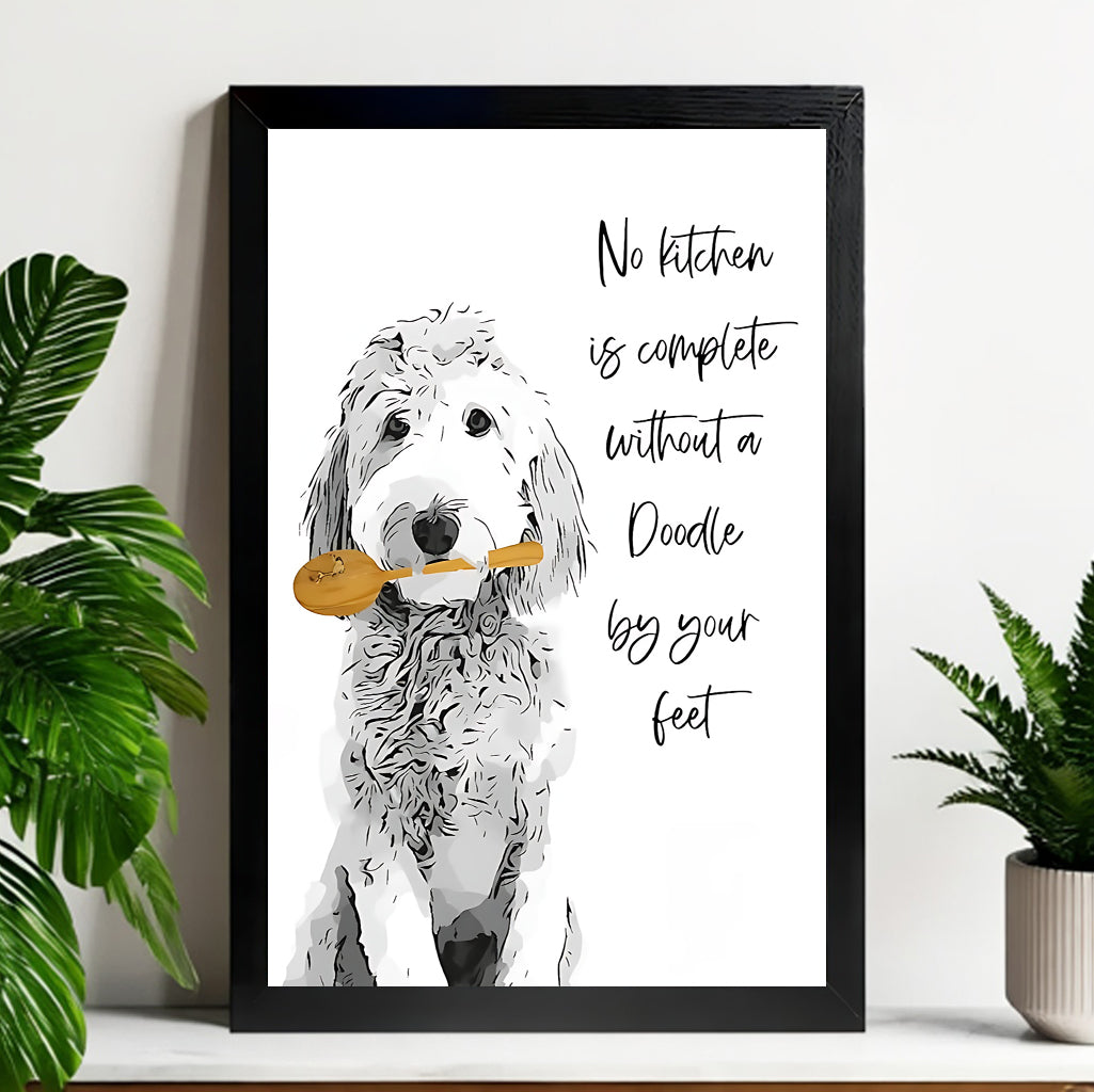 Neutral Abstract Framed Wall Art – Minimalist Line Art for Office or Studio | vexyla#M3172