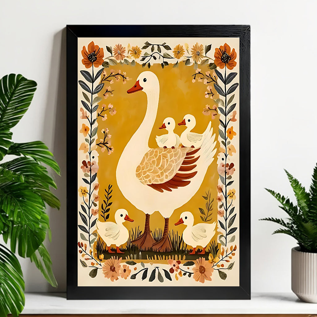 Neutral Abstract Framed Wall Art – Minimalist Line Art for Office or Studio | vexyla#M3223