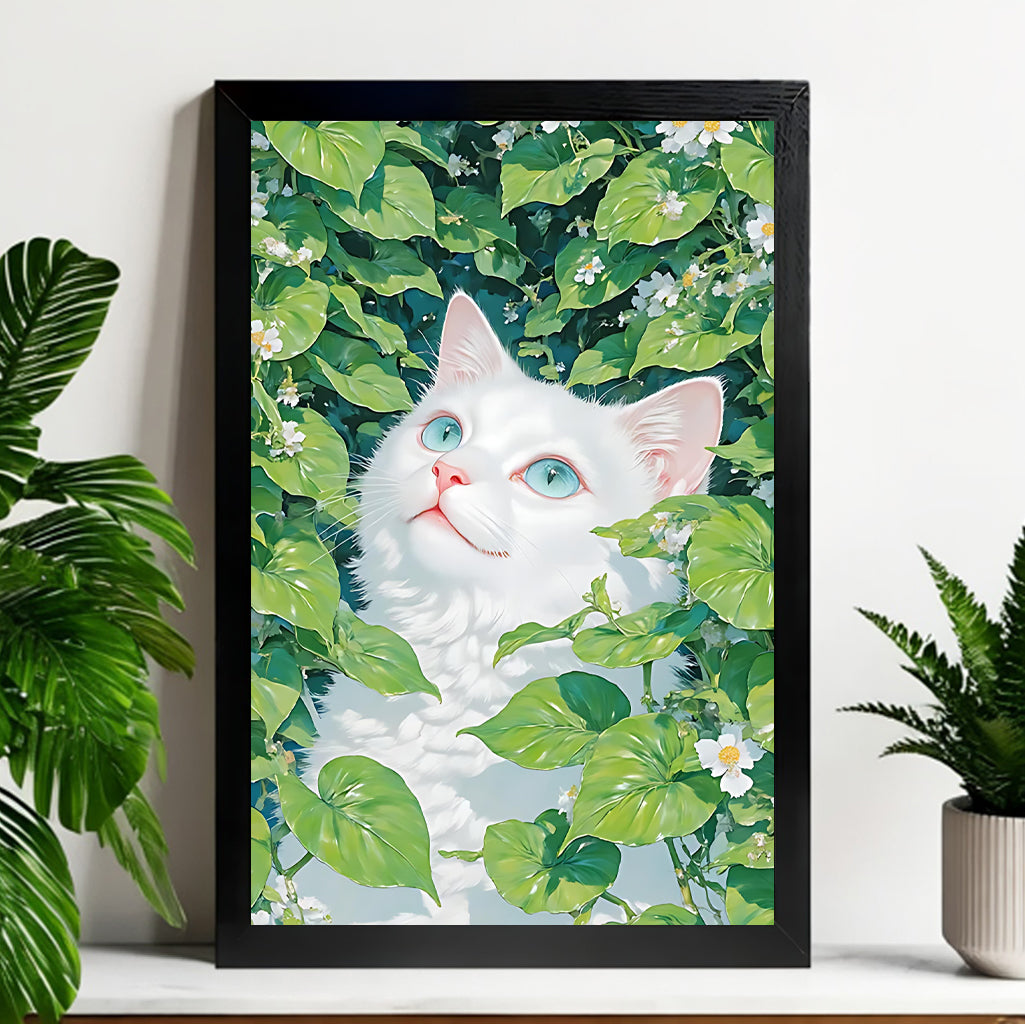 Neutral Abstract Framed Wall Art – Minimalist Line Art for Office or Studio | vexyla#M3363