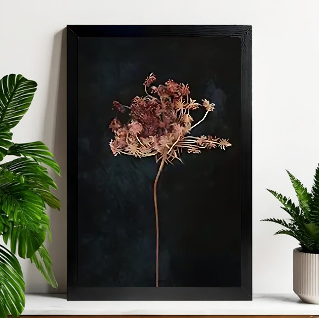 12x18 Neutral Abstract Framed Wall Art – Minimalist Line Art for Office or Studio | vexyla#M3141