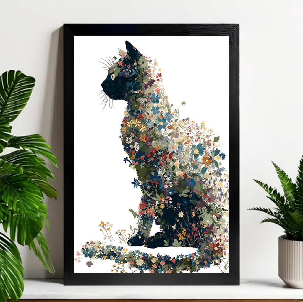 Neutral Abstract Framed Wall Art – Minimalist Line Art for Office or Studio | vexyla#M3269