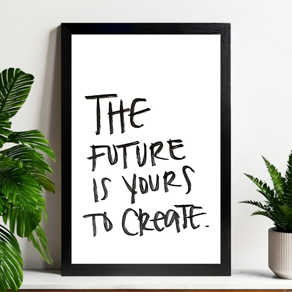 12x18 Neutral Abstract Framed Wall Art – Minimalist Line Art for Office or Studio | vexyla#M3163