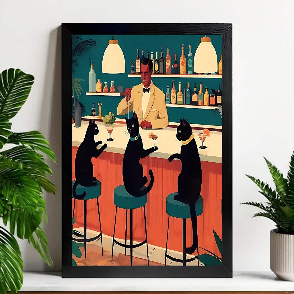 Neutral Abstract Framed Wall Art – Minimalist Line Art for Office or Studio | vexyla#M3187