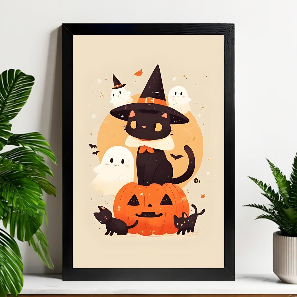 Neutral Abstract Framed Wall Art – Minimalist Line Art for Office or Studio | vexyla#M3333