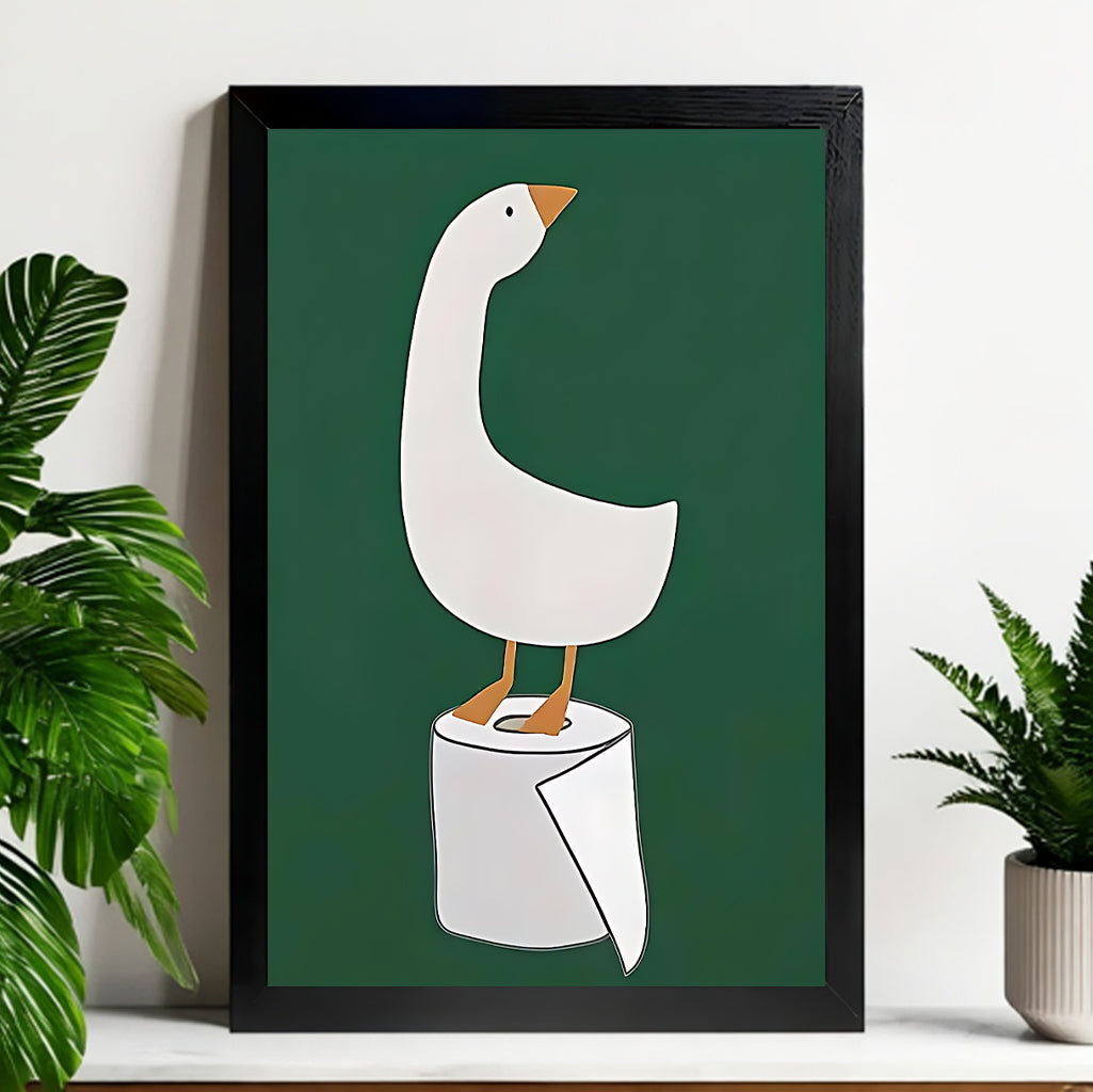 Neutral Abstract Framed Wall Art – Minimalist Line Art for Office or Studio | vexyla#M3236