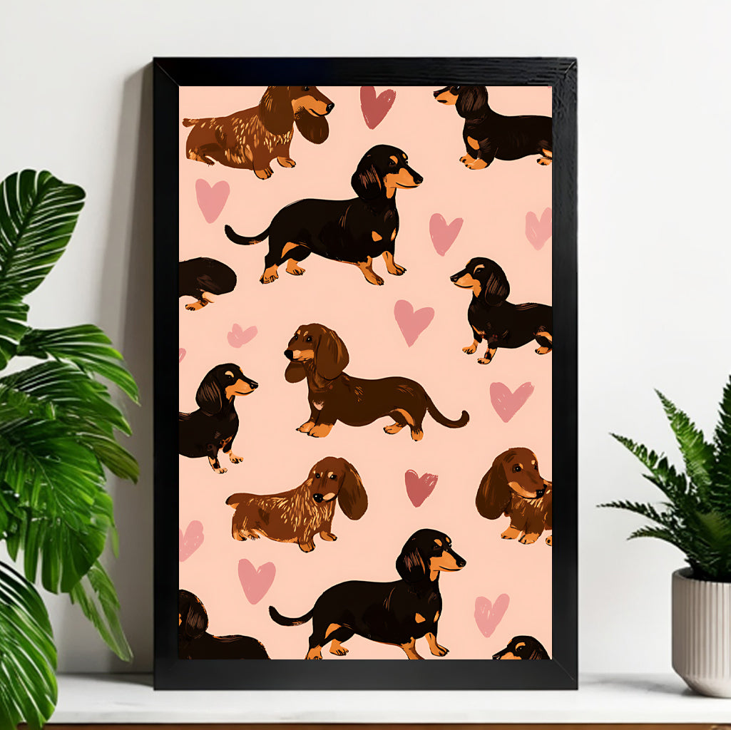 Neutral Abstract Framed Wall Art – Minimalist Line Art for Office or Studio | vexyla#M3288