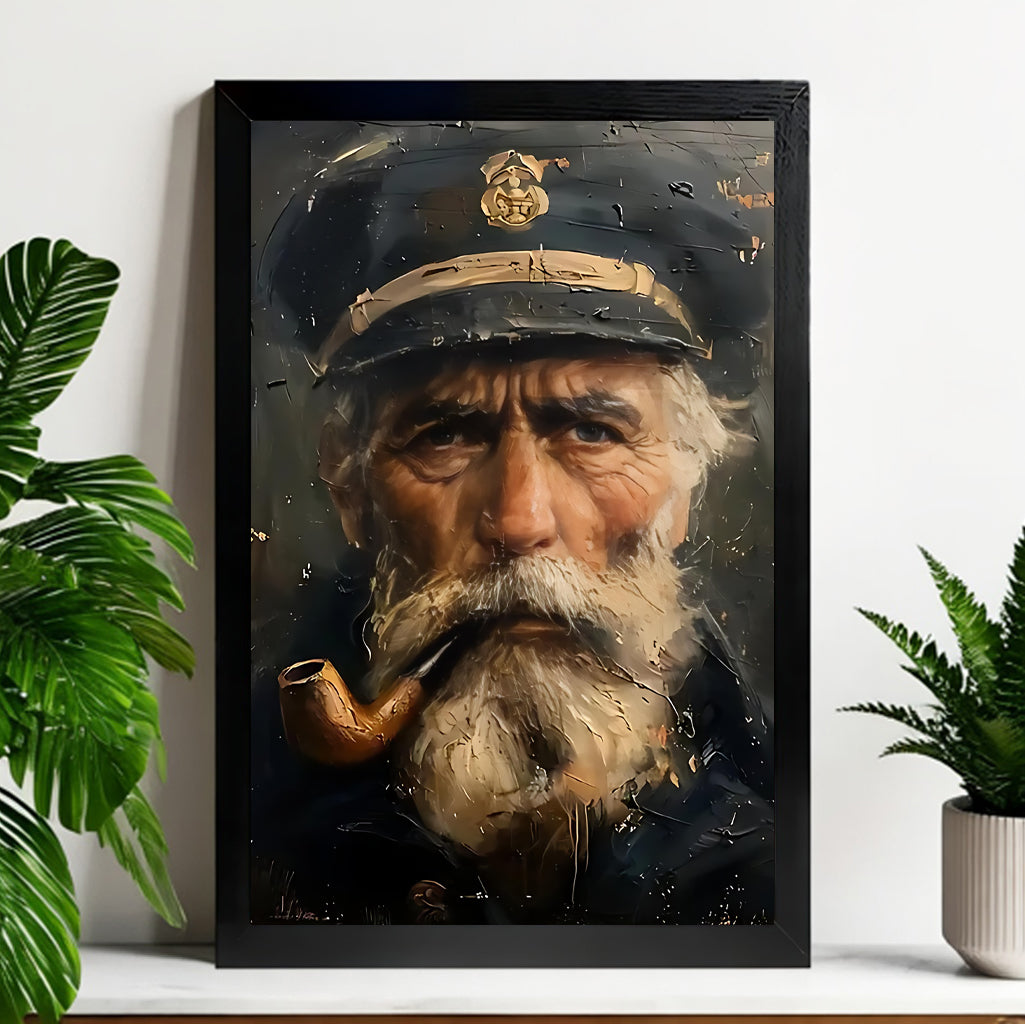 Neutral Abstract Framed Wall Art – Minimalist Line Art for Office or Studio | vexyla#M3176