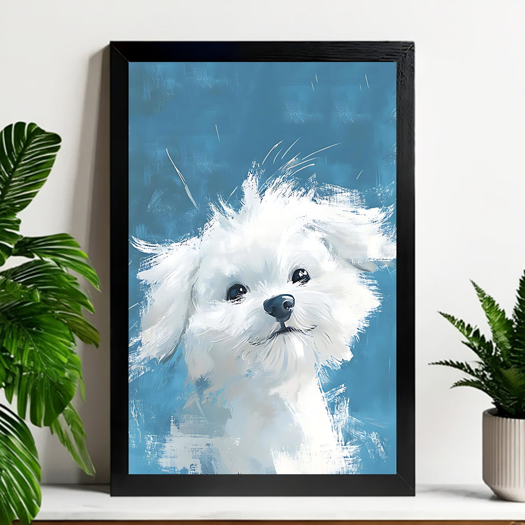 Neutral Abstract Framed Wall Art – Minimalist Line Art for Office or Studio | vexyla#M3365