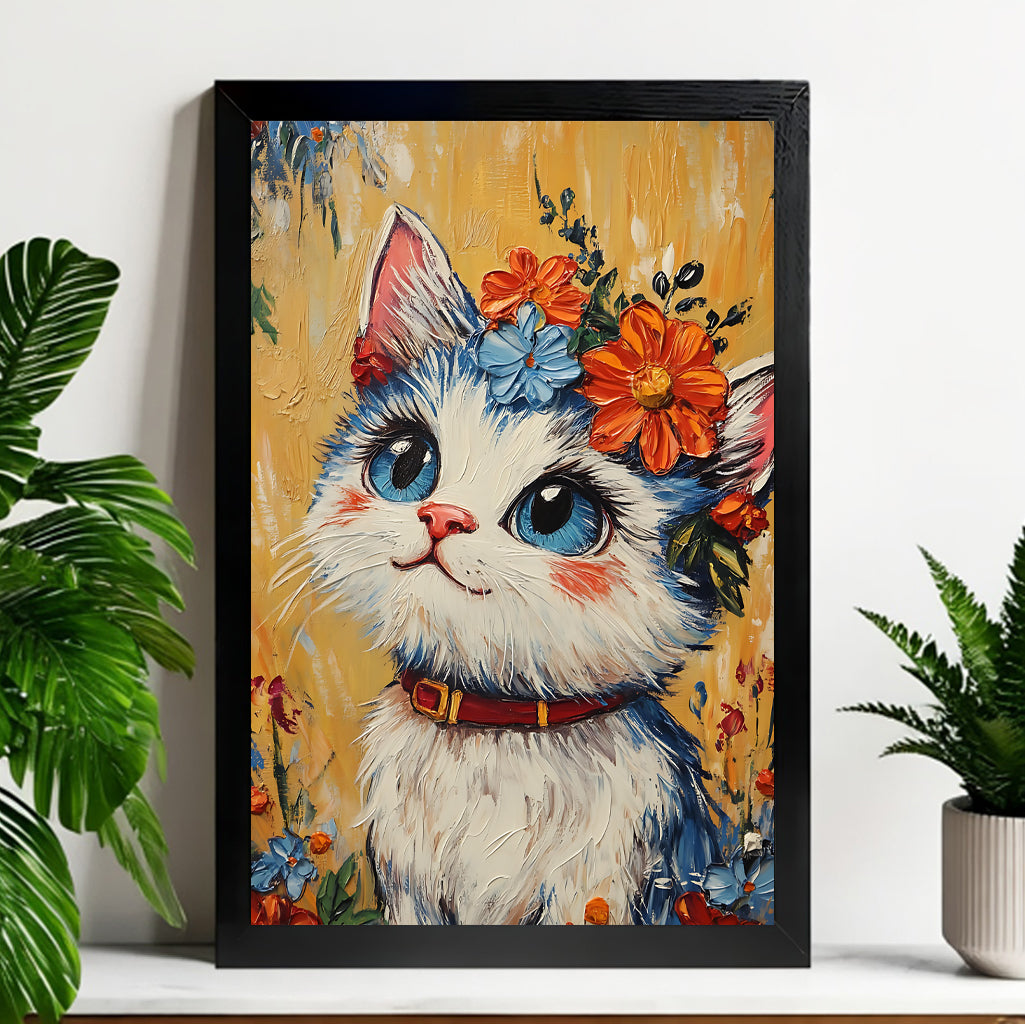 Neutral Abstract Framed Wall Art – Minimalist Line Art for Office or Studio | vexyla#M3230