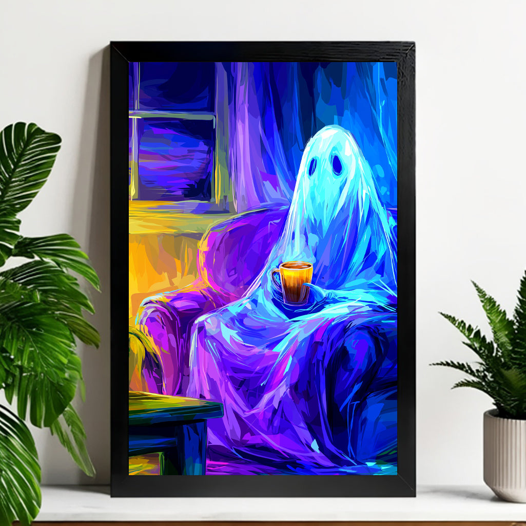 Neutral Abstract Framed Wall Art – Minimalist Line Art for Office or Studio | vexyla#M3342