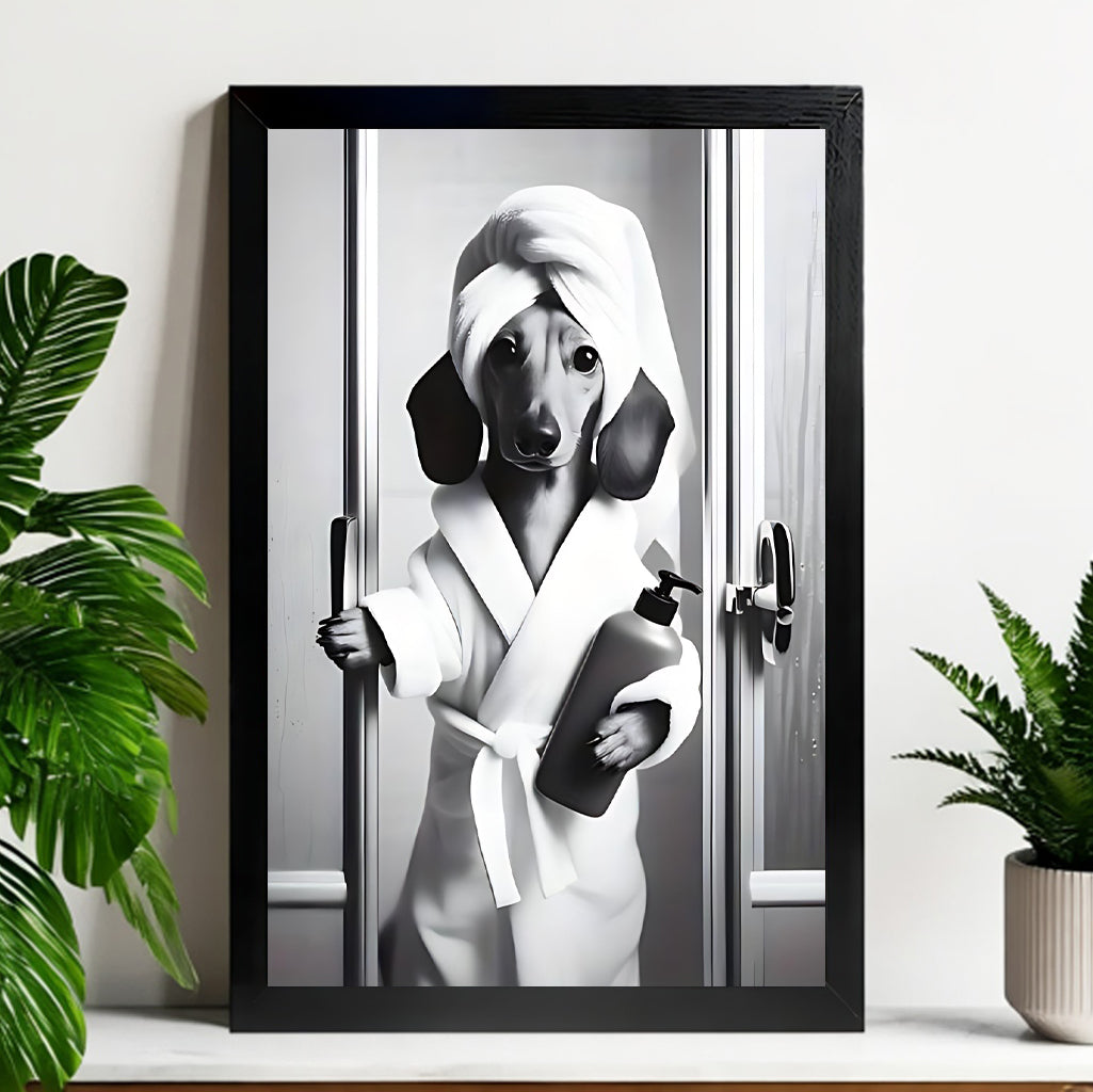 12x18 Neutral Abstract Framed Wall Art – Minimalist Line Art for Office or Studio | vexyla#M3151