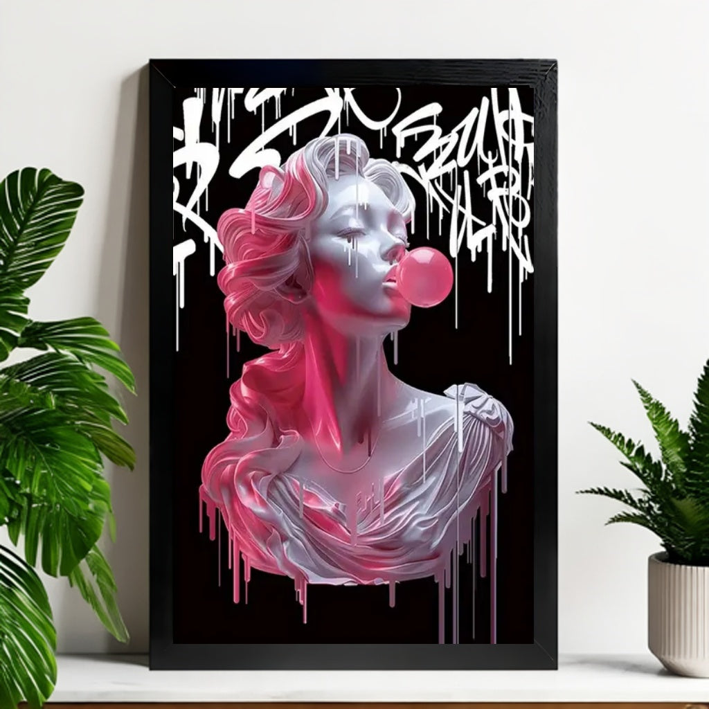 12x18 Neutral Abstract Framed Wall Art – Minimalist Line Art for Office or Studio | vexyla#M3153