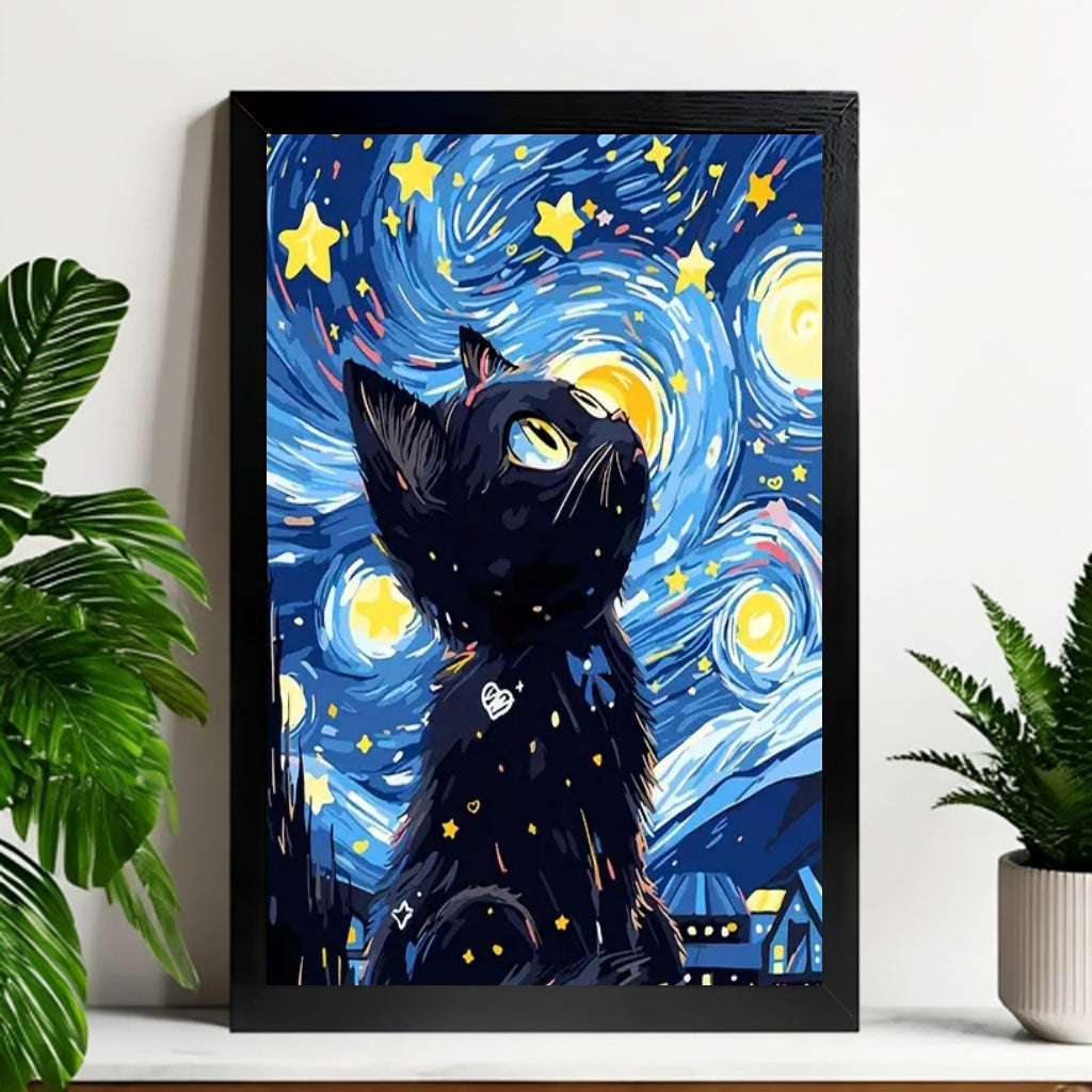 12x18 Neutral Abstract Framed Wall Art – Minimalist Line Art for Office or Studio | vexyla#M3154