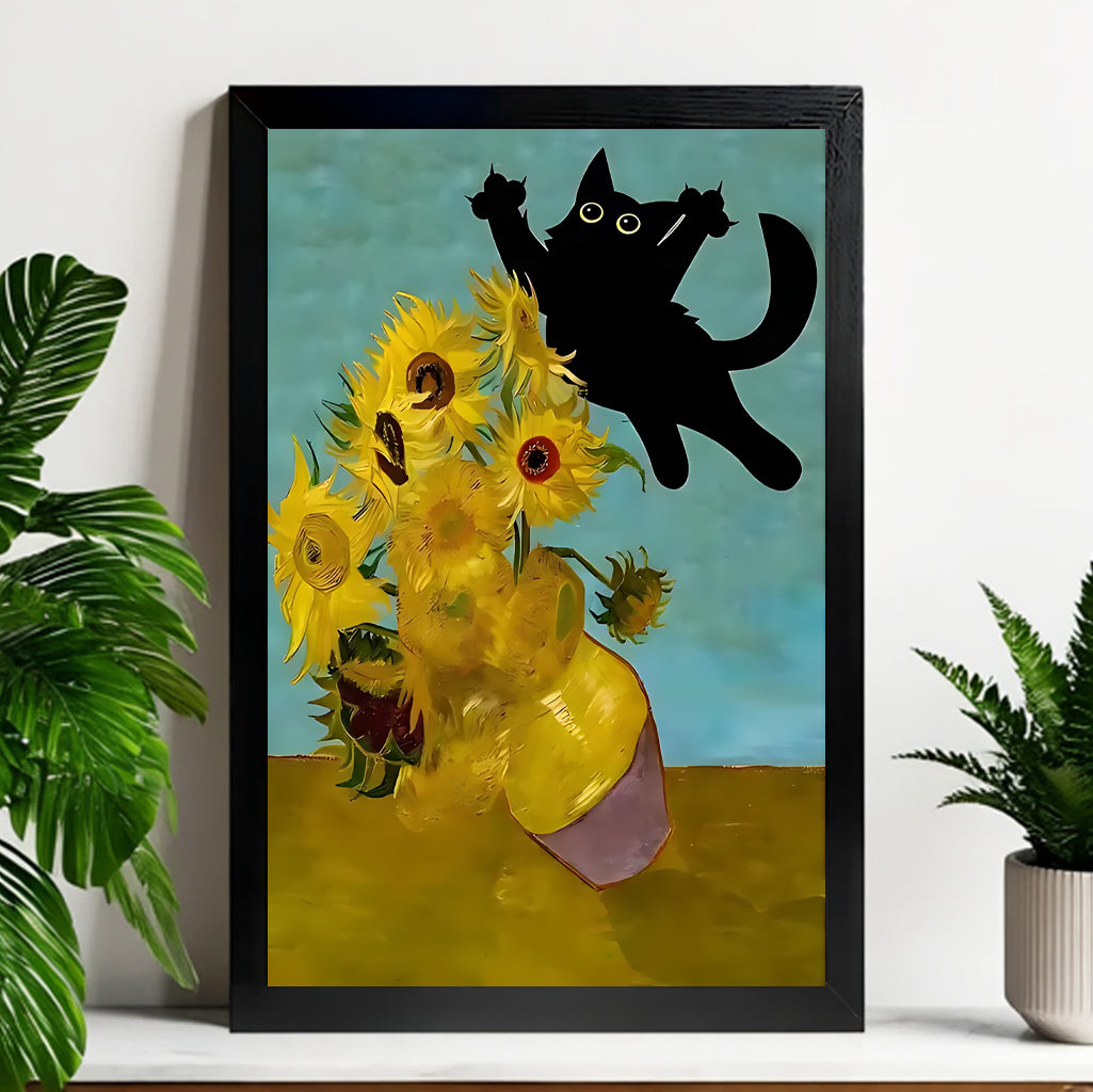 Neutral Abstract Framed Wall Art – Minimalist Line Art for Office or Studio | vexyla#M3292