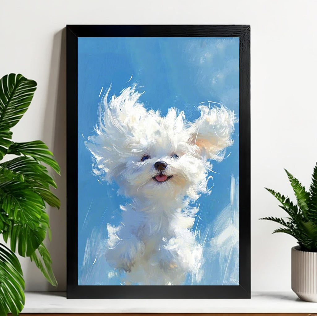 Neutral Abstract Framed Wall Art – Minimalist Line Art for Office or Studio | vexyla#M3301