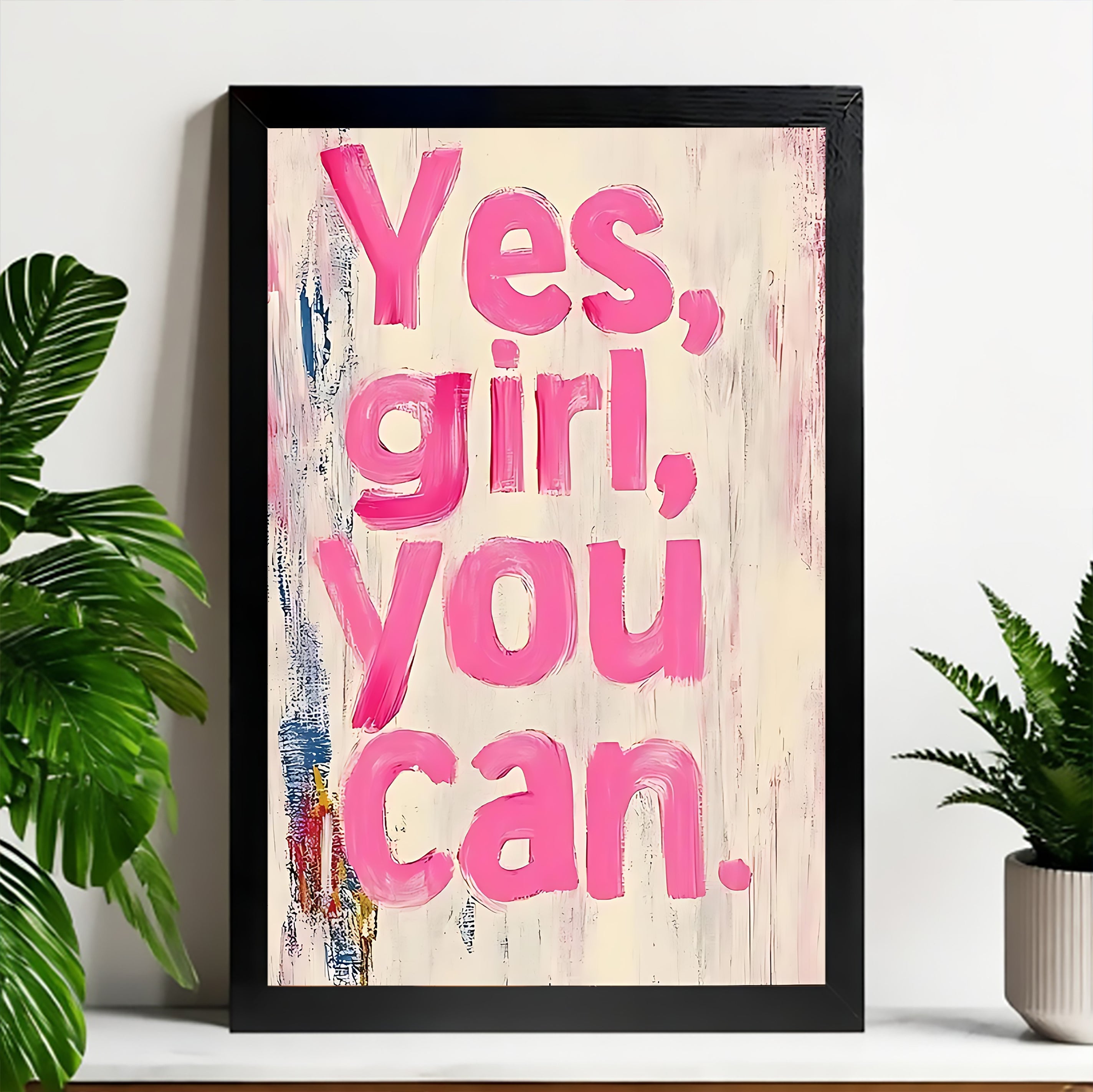 Neutral Abstract Framed Wall Art – Minimalist Line Art for Office or Studio | vexyla#M3493